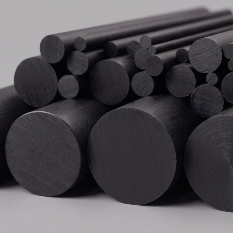 Tondo nylon PA6+MoS2 nero