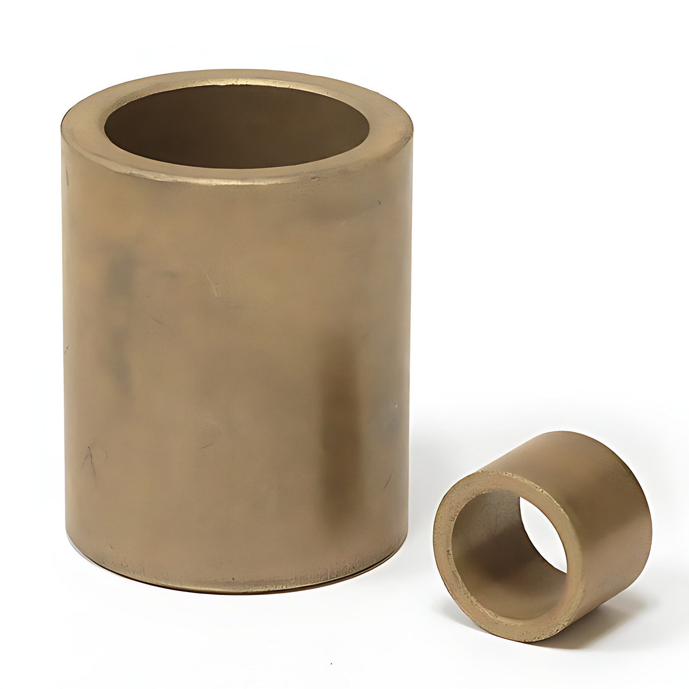 Cylindrical bronze bushing