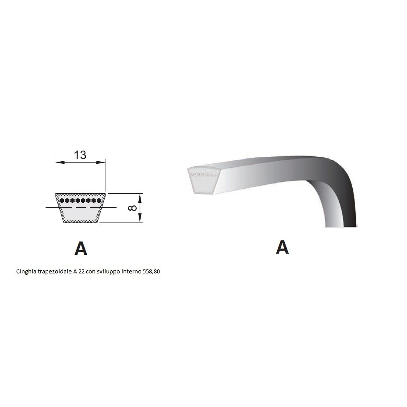 V-BELT section A