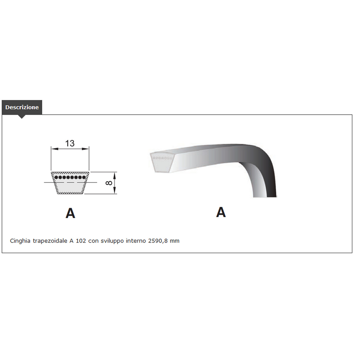 V-BELT section A