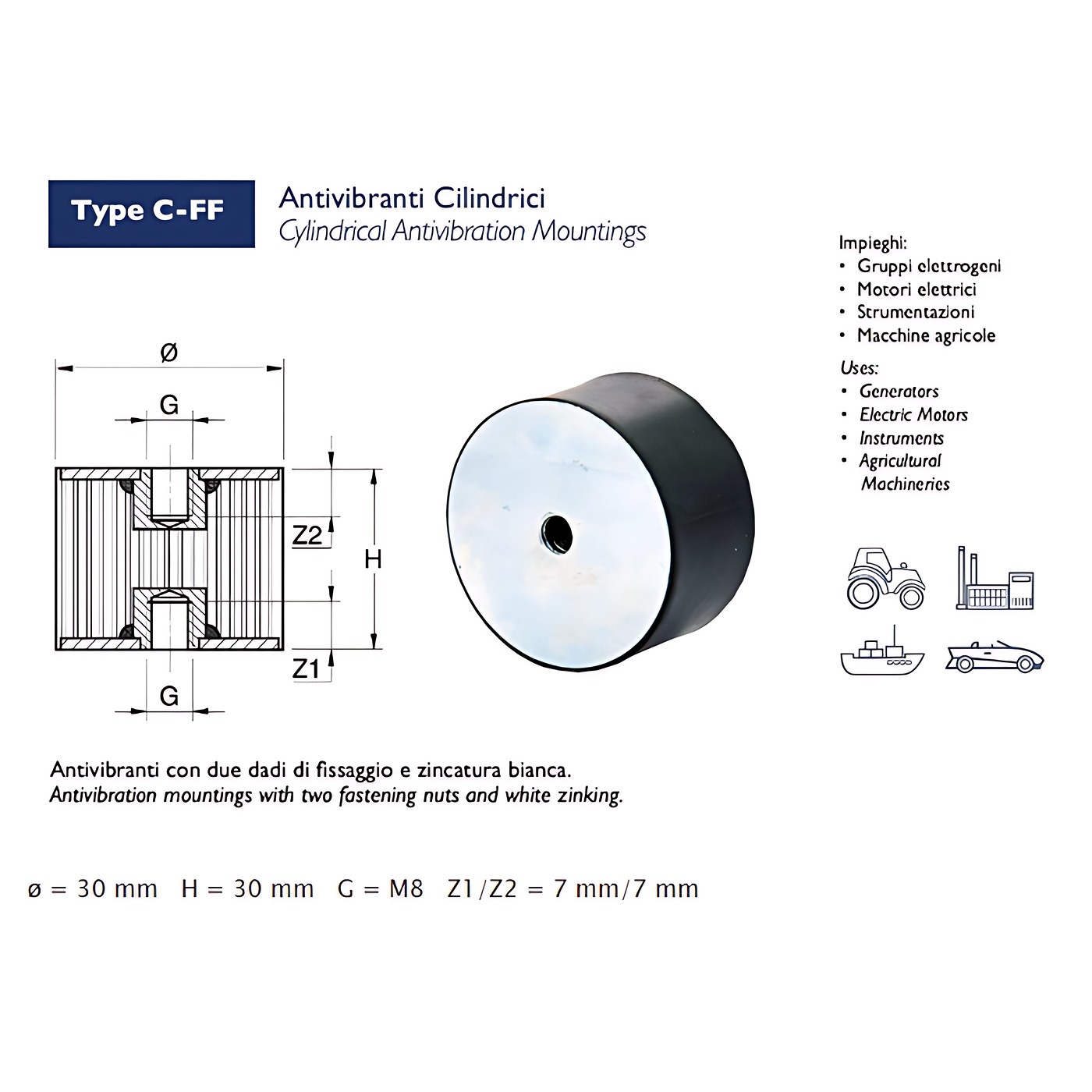 ANTIVIBRATORIO FF (HEMBRA/HEMBRA)