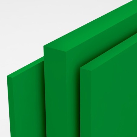 Lastra polizene verde larghezza fino 100 mm